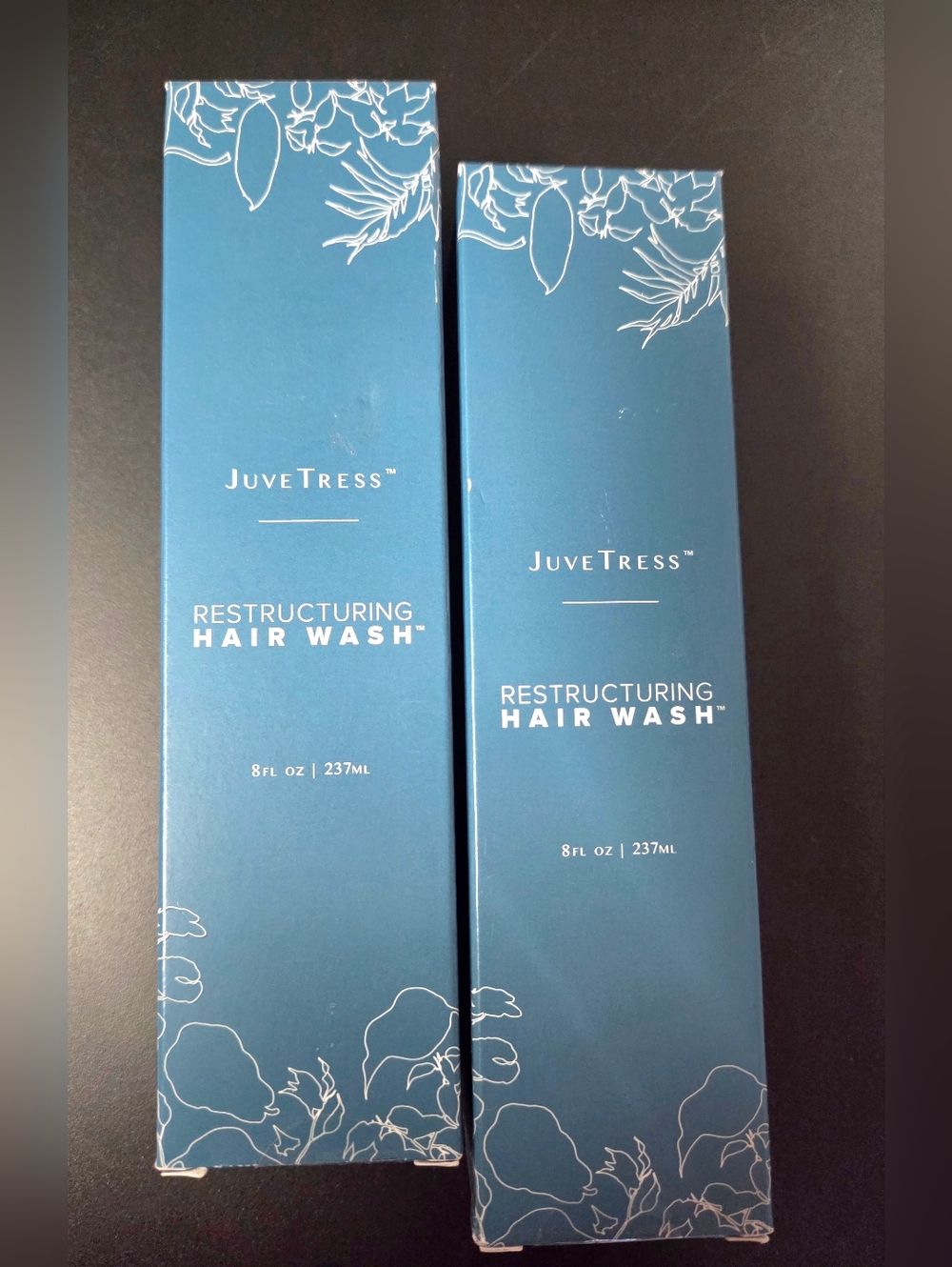 Juve Tress Restructuring Hair Wash Lot Of 2 ~ Factory Sealed ~ 8oz Each ~ USA